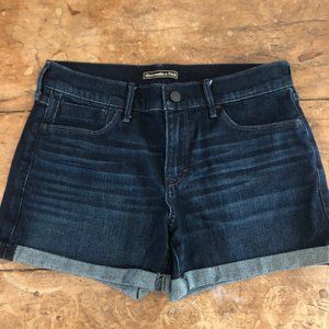 Blue Abercrombie Jean Shorts